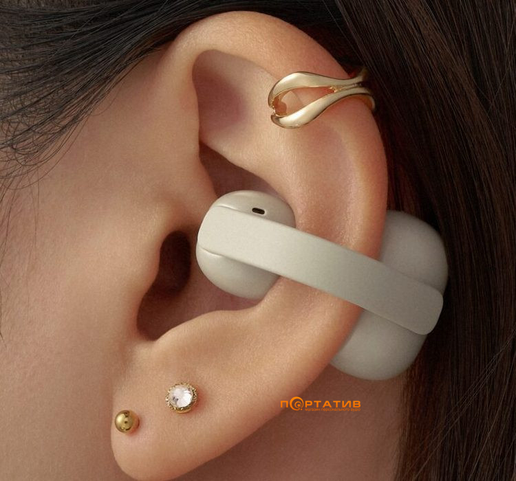 Навушники Sony LinkBuds Clip Beige (WFLC900C.E)