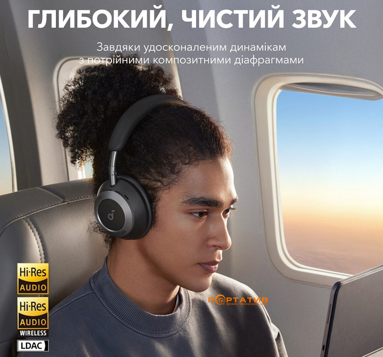 Наушники Anker SoundCore Space One Pro Jet Black (A3062G11)