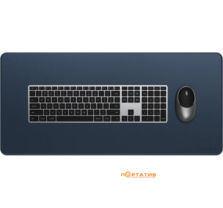 Настольний коврик Satechi Vegan Leather Desk Mat Blue (ST-LPDMB)