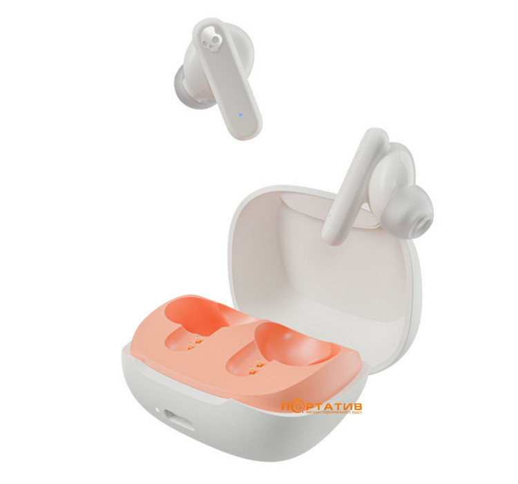 Навушники Skullcandy Smokin Buds True Wireless Bone/Orange (S2TAW-S951)
