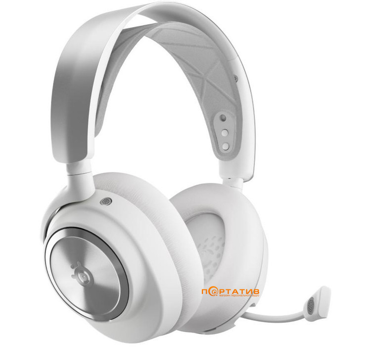 Ігрова гарнітура SteelSeries Arctis Nova Pro Wireless White (61524)