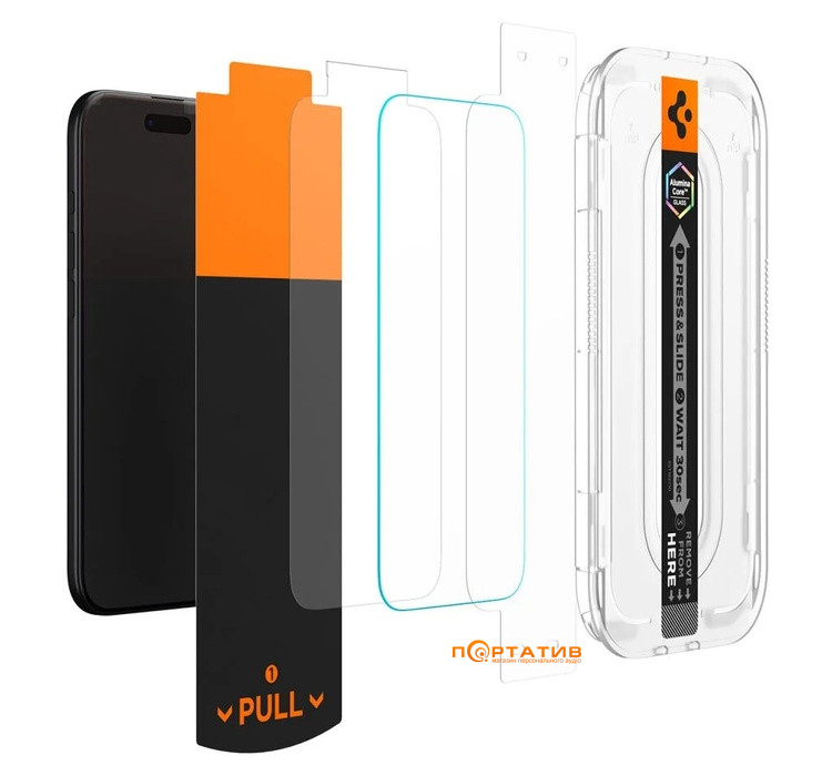 Защитное стекло Spigen iPhone 17 Air Glas.tR EZ Fit Pro HD (AGL09870)