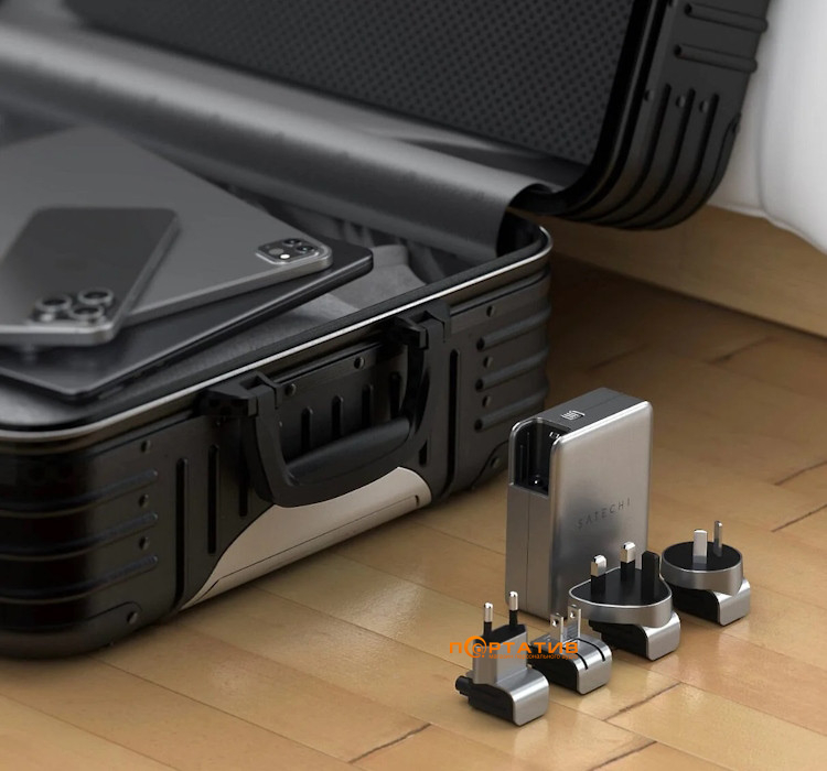 Зарядное устройство Satechi 145W USB-C 4-Port PD GaN Travel Space Gray (ST-W145GTM)