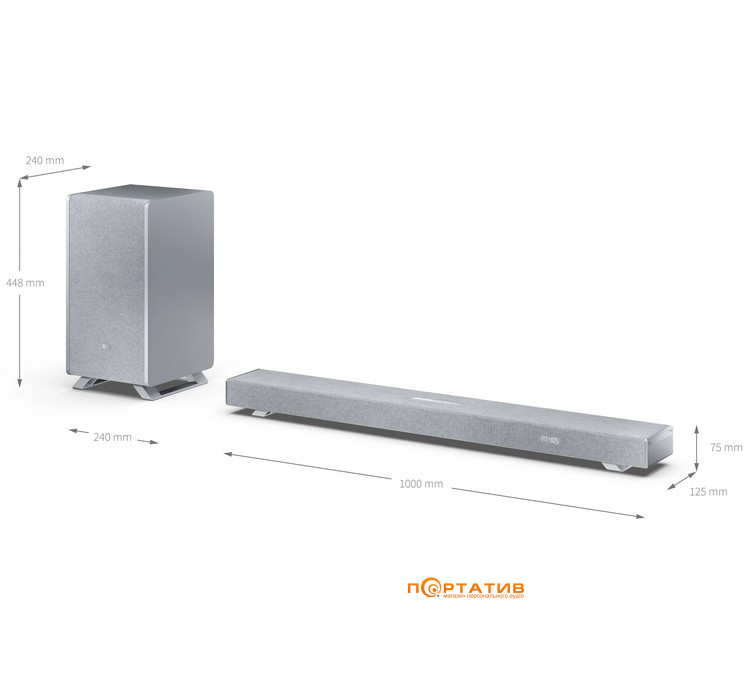 Саундбар Sharp HT-SBW53121(SL)