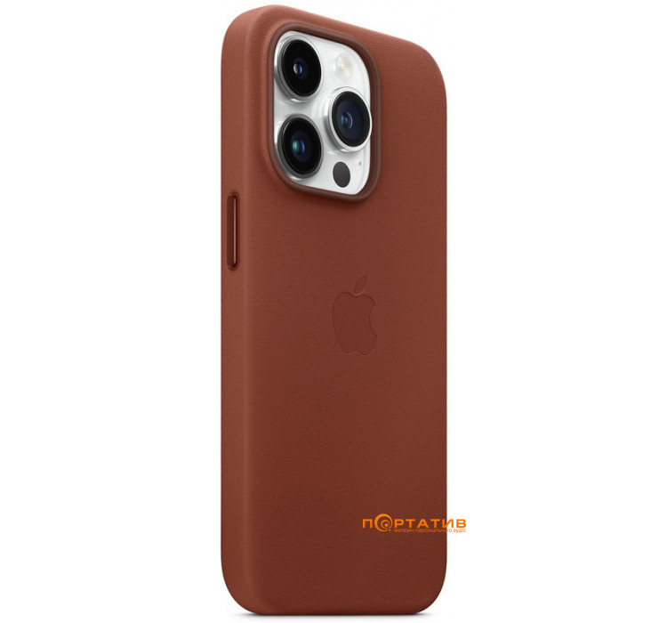 SoftCase iPhone 14 Pro Leather Case with MagSafe Umber
