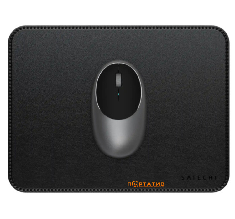 Килимок Satechi Vegan Leather Premium Mouse Pad Black (ST-LMPK)