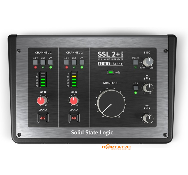 Аудиоинтерфейс Solid State Logic SSL 2+ MKII
