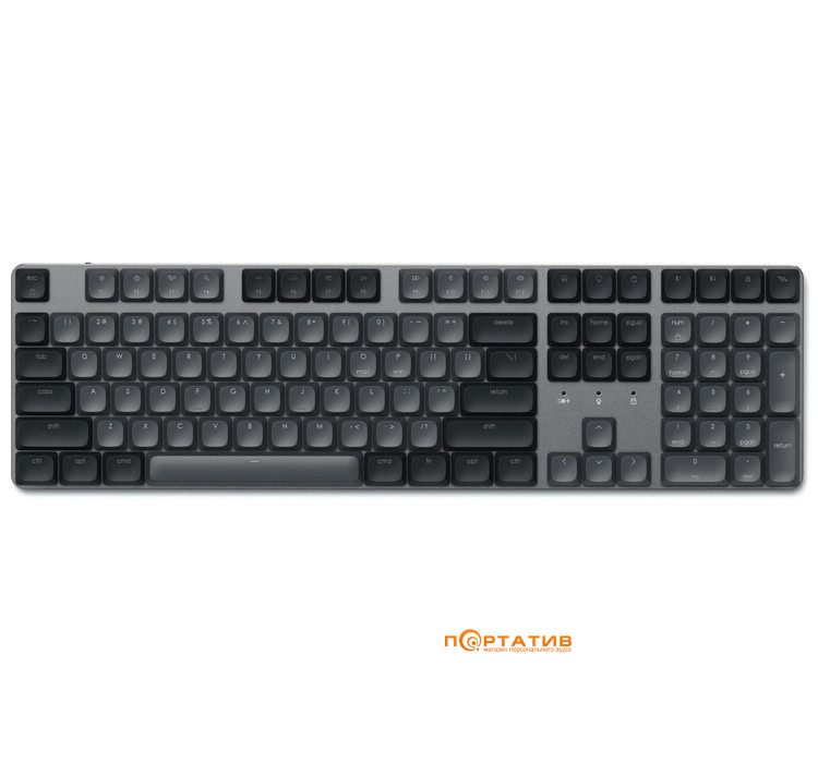 Клавиатура Satechi SM3 Slim Mechanical Backlit Bluetooth Keyboard Dark UA (ST-KSM3DK-EN)