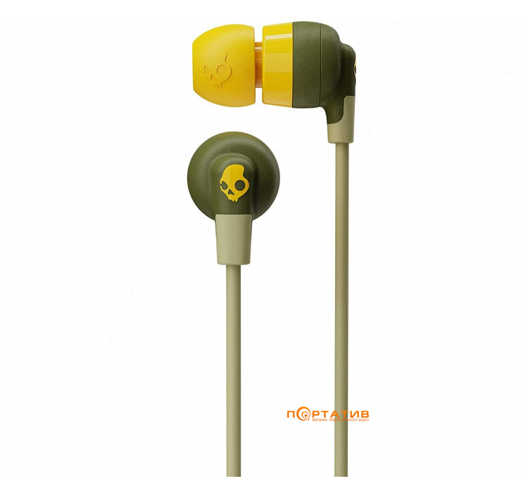 Навушники Skullcandy Inkd + BT Moss / Olive / Yellow (S2IQW-M687)