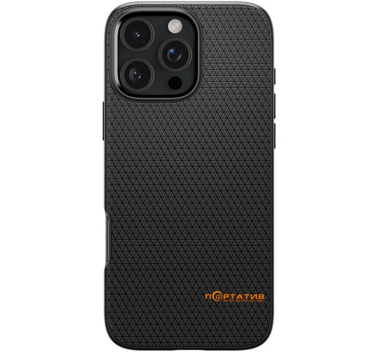 Чехол Spigen для Apple iPhone 16 Pro, Liquid Air, Matte Black (ACS08117)