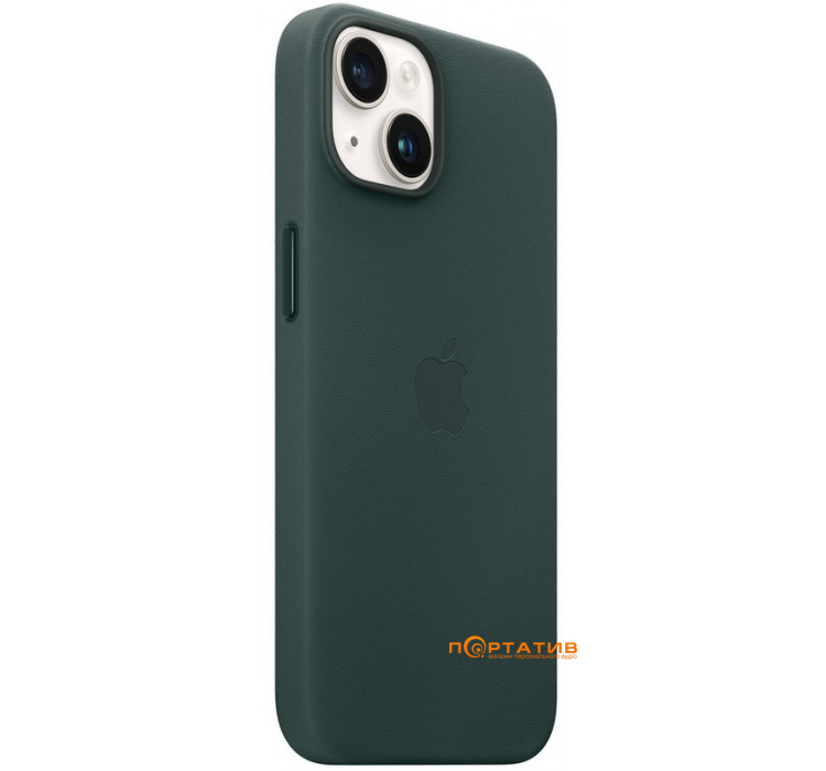 SoftCase iPhone 14 Leather Case with MagSafe Forest Green