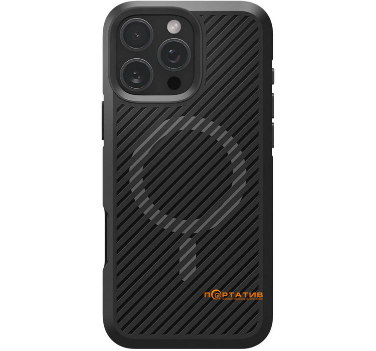 Чехол Spigen для Apple iPhone 16 Pro, Core Armor MagFit, Matte Black (ACS08158)