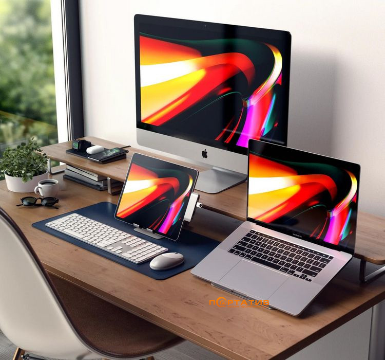 Подставка для ноутбука Satechi Aluminum Laptop Stand Space Gray (ST-ALTSM)