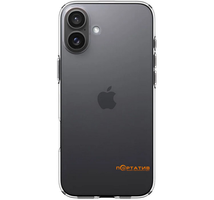 Чохол Spigen для Apple iPhone 16, Liquid Crystal, Crystal Clear (ACS08190)