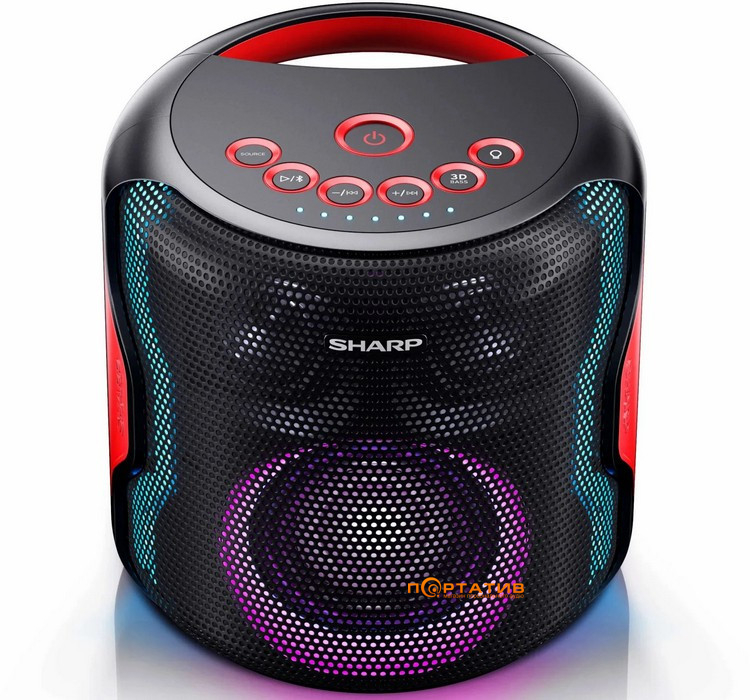 Портативная аудиосистема Sharp PS-921(BK)