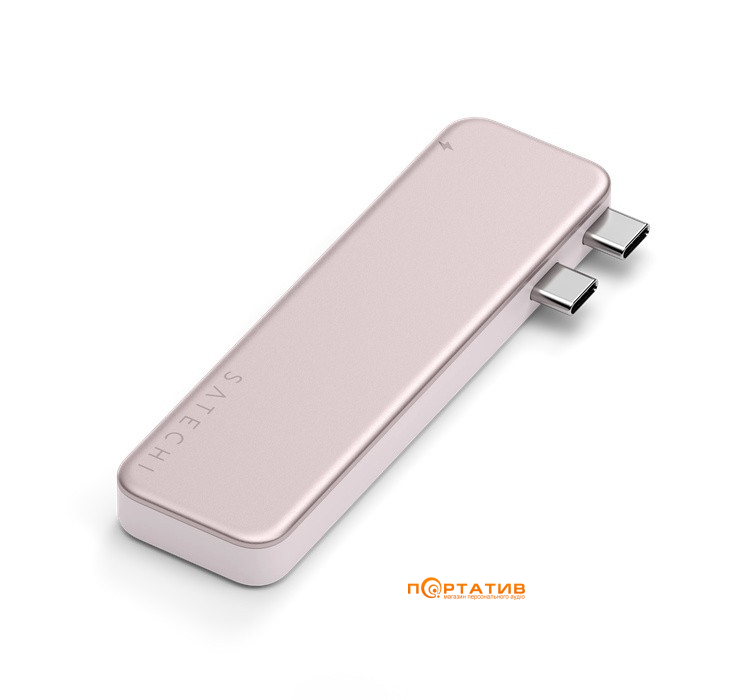 Хаб Satechi USB-C Snap Hub Multiport Blush (ST-HUSNP)