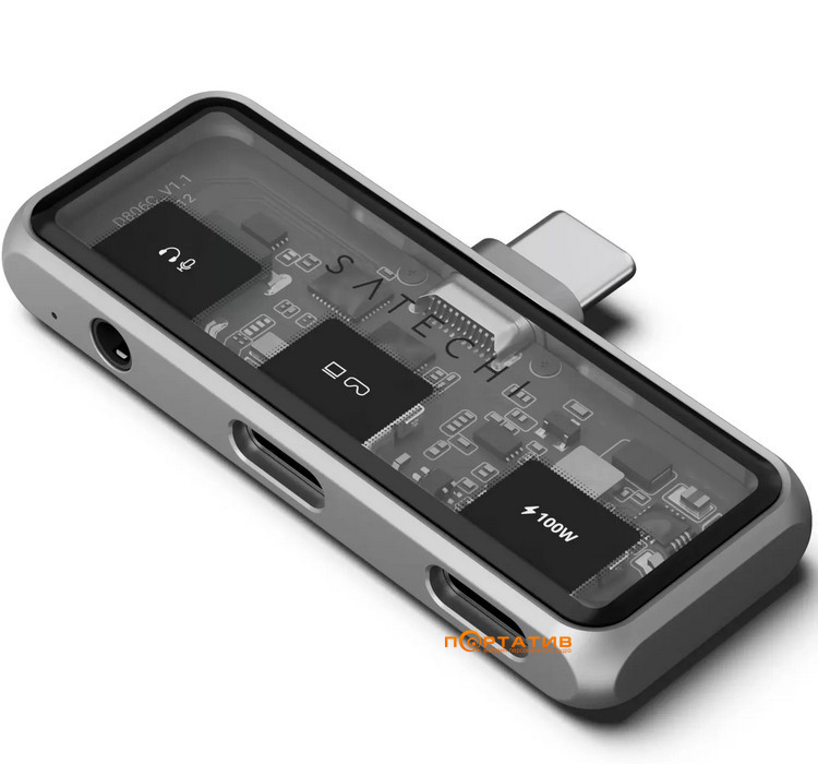 Хаб Satechi Mobile XR Hub with microSD Reader Space Grey (ST-HXRAJM)