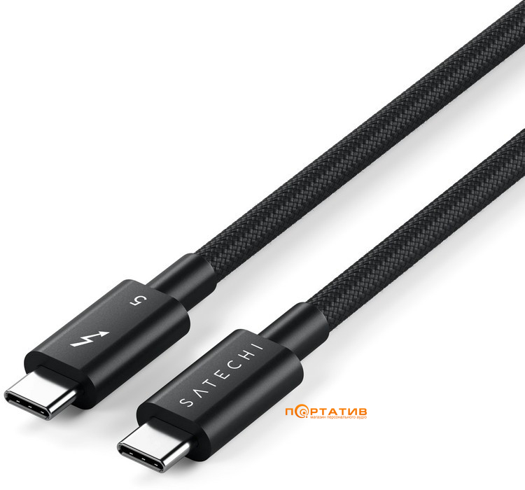 Кабель Satechi Thunderbolt 5 Pro 240W Black 1m (ST-YTB5100K)