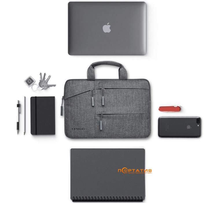 Сумка Satechi Water-Resistant Laptop Bag Carrying Case with Pockets for MacBook Air 13” M1-M5 (ST-LTB13)
