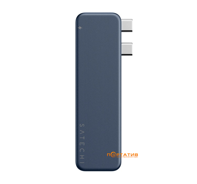 Хаб Satechi USB-C Snap Hub Multiport Indigo (ST-HUSNB)