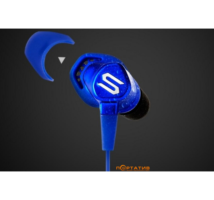 Soul Run Free Pro HD Balanced Armature Sports Bluetooth Earphones Storm Blue
