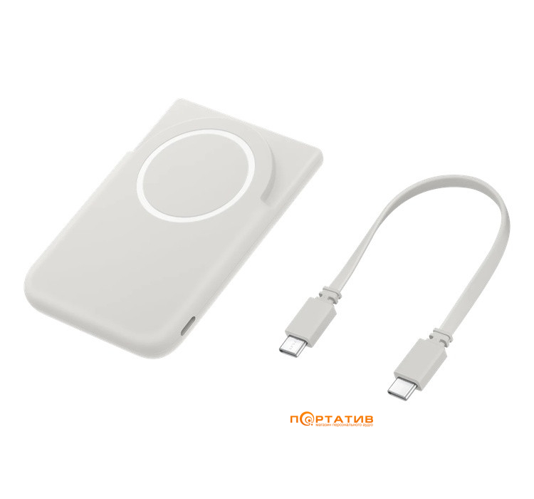 Зовнішній акумулятор Samsung Magnet Wireless Battery Pack 5000mAh 25W Gray (EB-U2500XJEGWW)