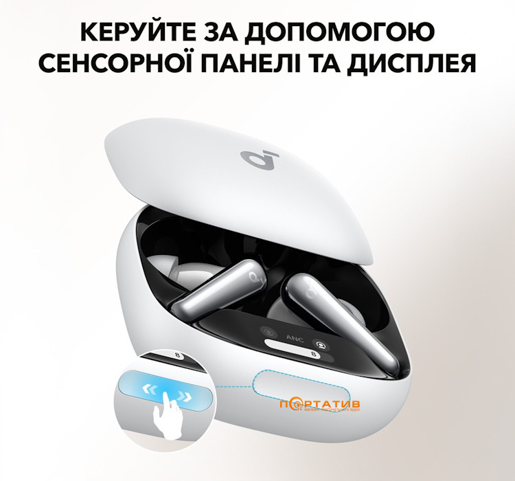 Наушники Anker SoundCore Liberty 4 Pro White (A3954G21)