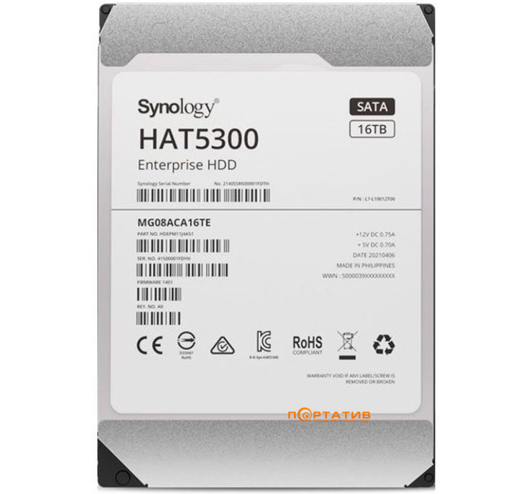 Жорсткий диск Synology HAT5300 16TB (HAT5300-16T)