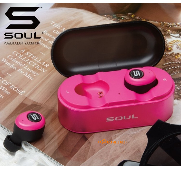 Soul ST-XS Superior High Performance True Wireless Earphones Pink