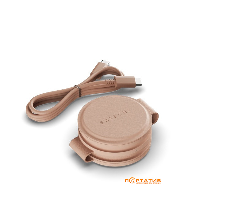 Беспроводное ЗУ Satechi OntheGo 3-in-1 Wireless Charger Desert Rose (ST-QTG31R)