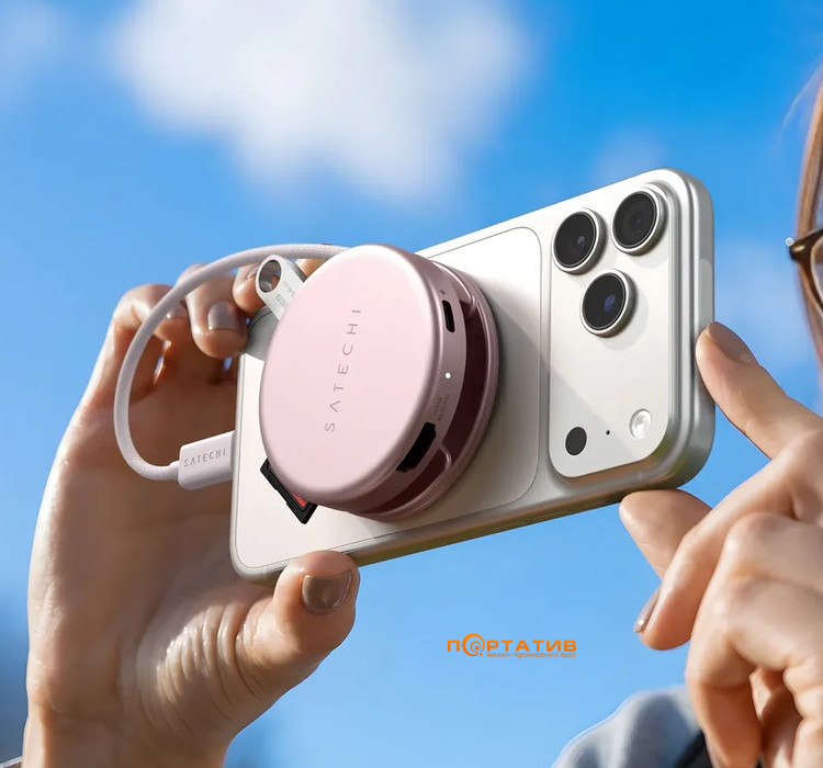 Хаб Satechi OntheGo 5-in-1 USB-C Multiport Blush (ST-POTG5P)