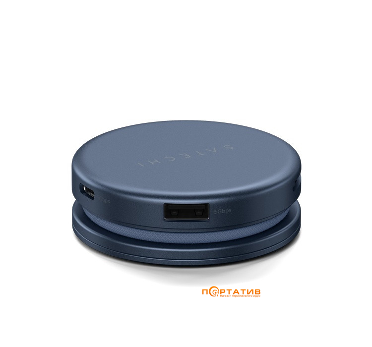 Хаб Satechi OntheGo 5-in-1 USB-C Multiport Indigo (ST-POTG5B)
