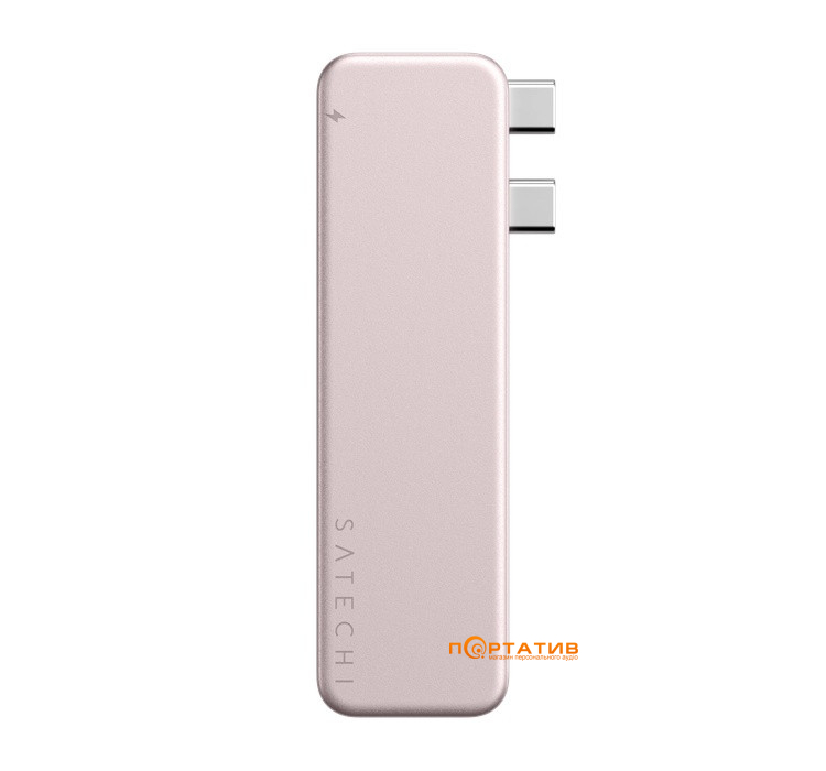 Хаб Satechi USB-C Snap Hub Multiport Blush (ST-HUSNP)