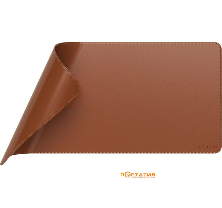 Настольний коврик Satechi Vegan Leather Desk Mat Brown (ST-LPDMN)