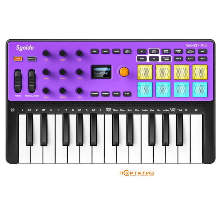 MIDI-клавіатура Synido TempoKEY W25 (SY2200017)