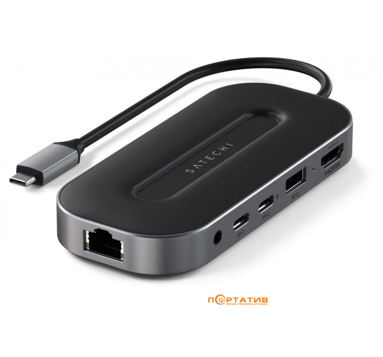 Satechi USB4 Multiport Adapter with with 2.5G Ethernet Space Gray (ST-U4MGEM)