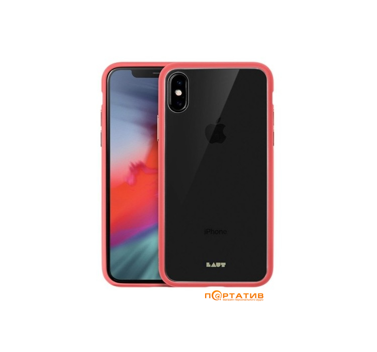 Чохол Laut iPhone X / Xs Accents Pink (LAUT_iP18-S_AC_P)
