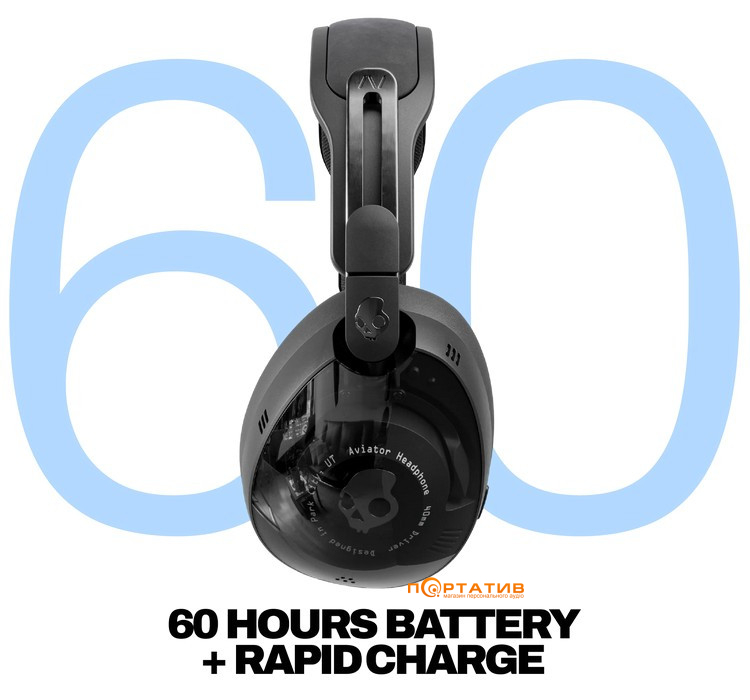 Навушники Skullcandy Aviator 900 ANC True Black (S6AVW-T740)