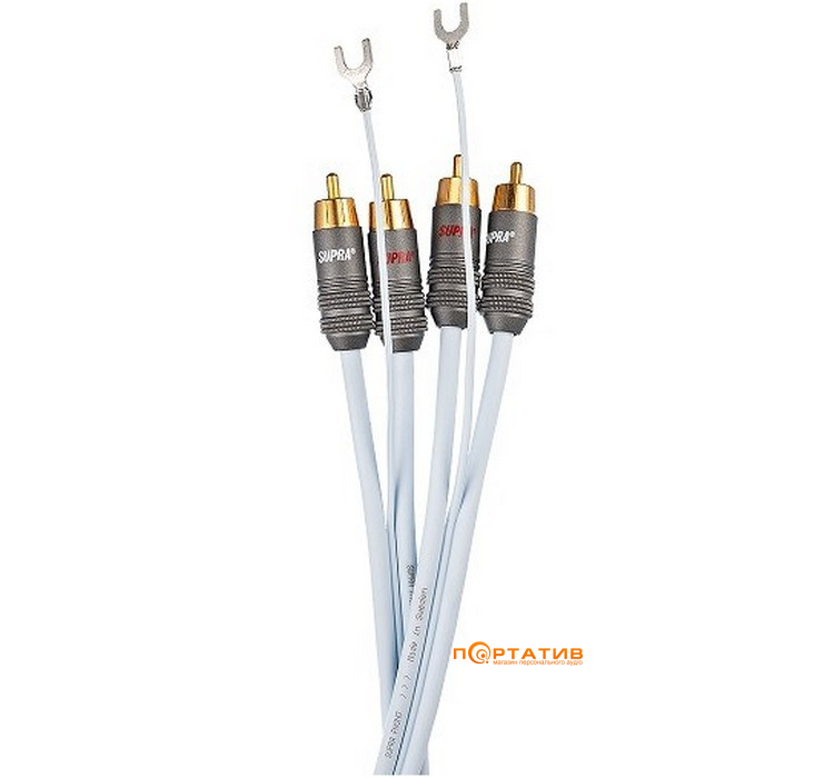 Кабель Supra Phono 2RCA-SC Blue 2m