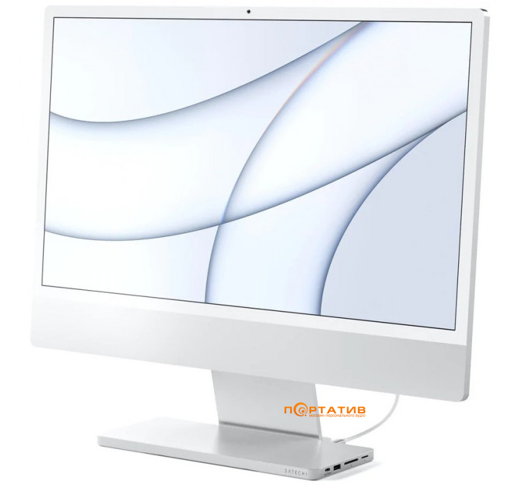 Satechi Aluminum USB-C Slim Dock Silver for iMac 24 (ST-UCISDS)