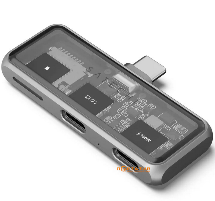 Хаб Satechi Mobile XR Hub with Audio Space Grey (ST-HXRSDM)