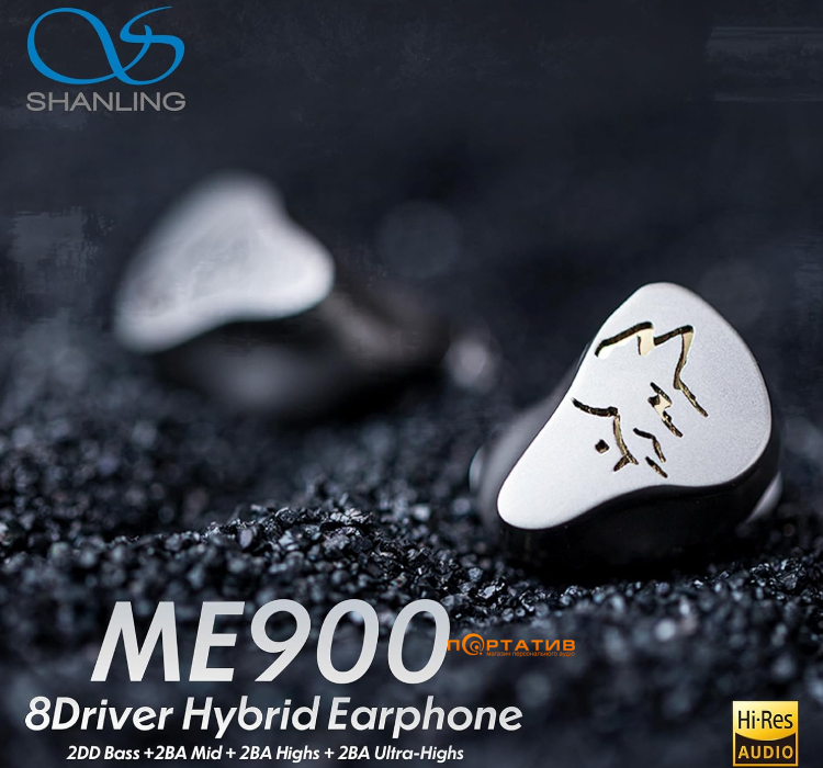 Наушники Shanling ME900 Titanium
