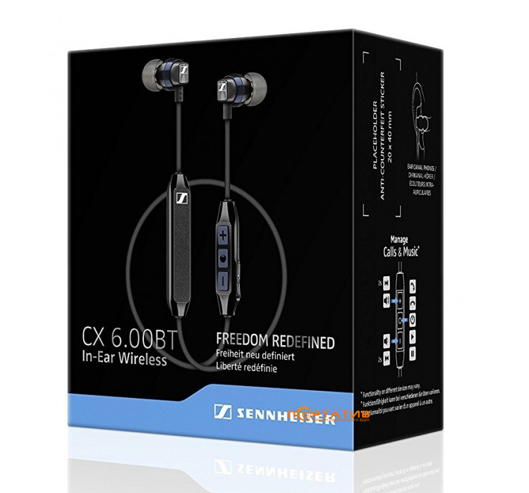 Sennheiser CX 6.00BT In-Ear Wireless