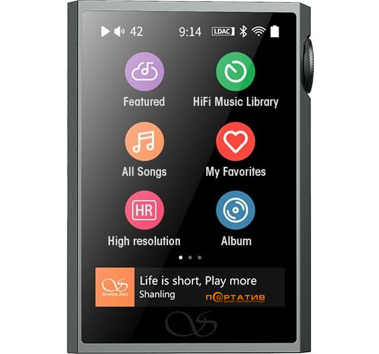 Аудиоплеер 

Shanling M1 Plus Grey