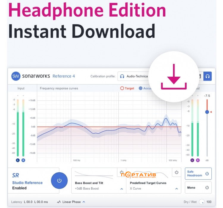 Sonarworks Reference 4 Headphone edition download only