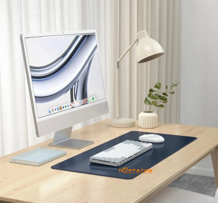 Настольний коврик Satechi Vegan Leather Desk Mat Blue (ST-LPDMB)