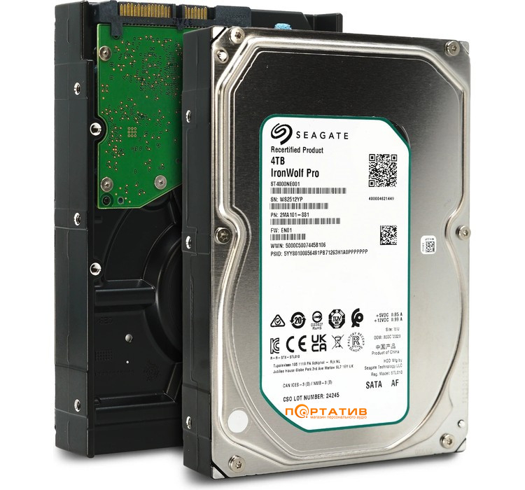 Жорсткий диск Seagate IronWolf Pro 4TB (ST4000NE001)