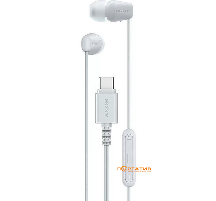 Навушники Sony IER-EX15C USB-C White (IEREX15CW.E)