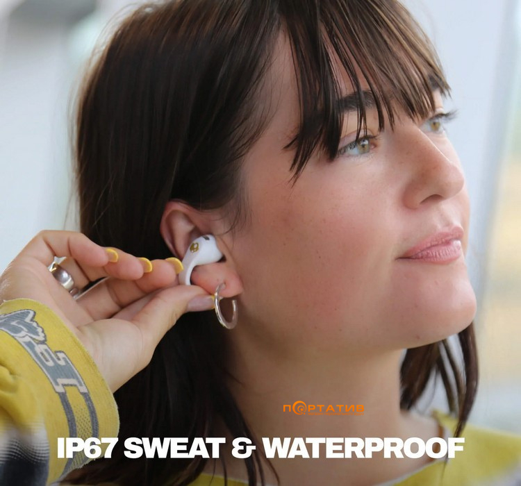 Наушники Skullcandy Push 720 Open Ear Bone/Gold (S4EOW-T022)