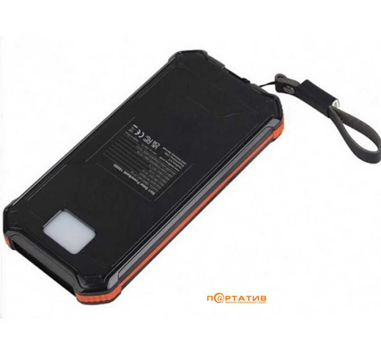 Внешний аккумулятор Sandberg 10000mAh Solar, UPS mode, USB-A, Type-C, Micro, IP54, LED(420-72)